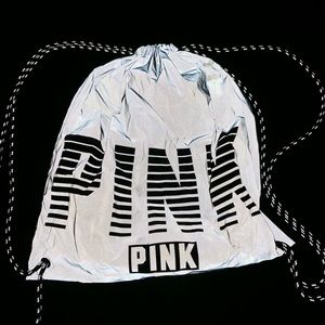 PINK reflective string back pack!